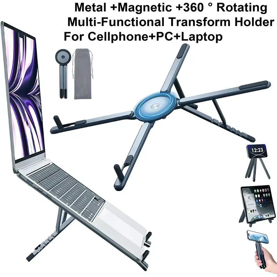 Selfie Stick Tripod - 3 in 1 Foldable Magnetic Phone