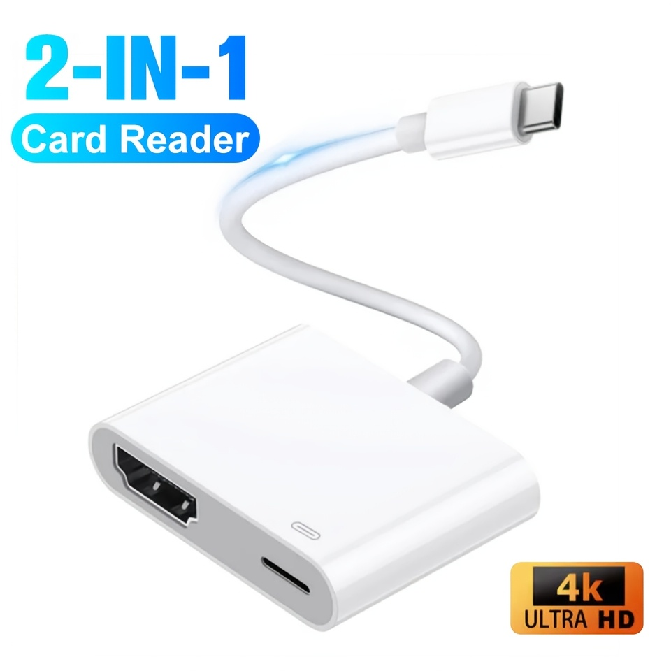 Hdmi Phone Adapter - Type-C Digital AV Adapter 4K Video
