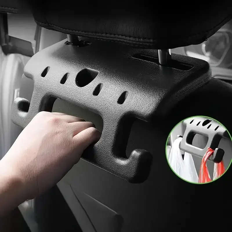Phone Accessories Hanger - Car Seat Headrest Hook Carbon Fiber
