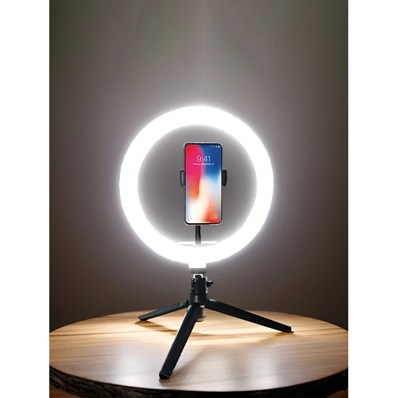 Selfie Stick Tripod - Desiontal 26cm Ring Light with Tripod
