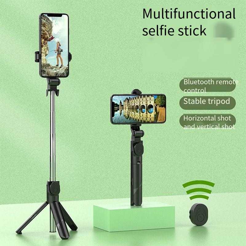 Selfie Stick Tripod - Bluetooth selfie stick integrated rotating selfie