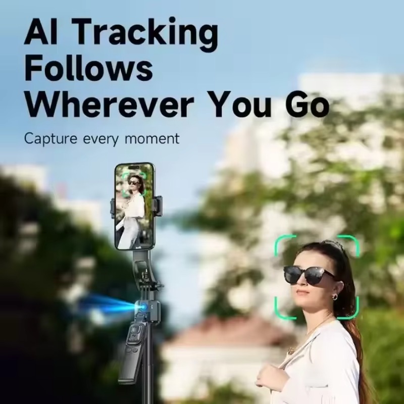 C17 Foldable AI Face Tracking  - Selfie Stick Tripod review and price
