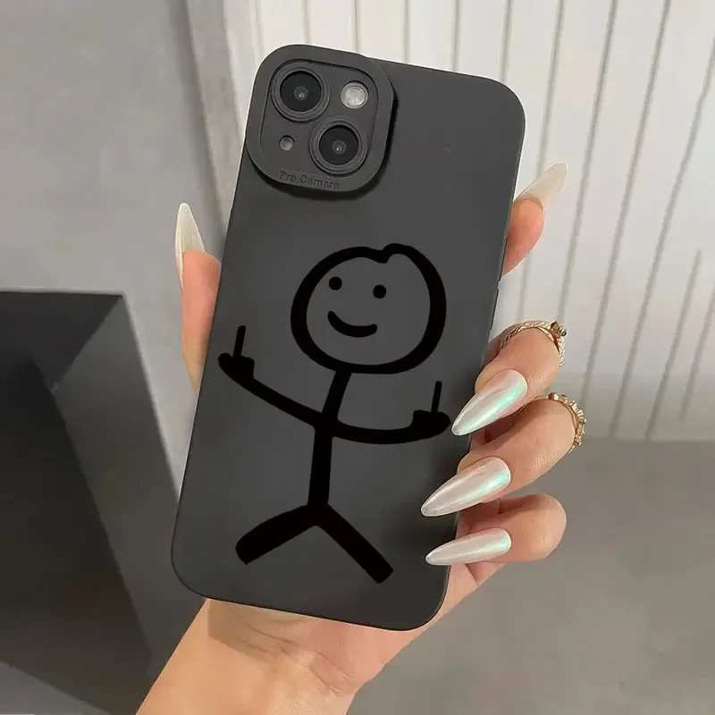 Cute Cartoon Matchman Matte Si - Xo Phone Accessories review and price