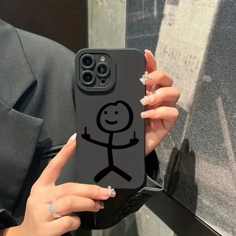 Cute Cartoon Matchman Matte Si - Xo Phone Accessories review and price