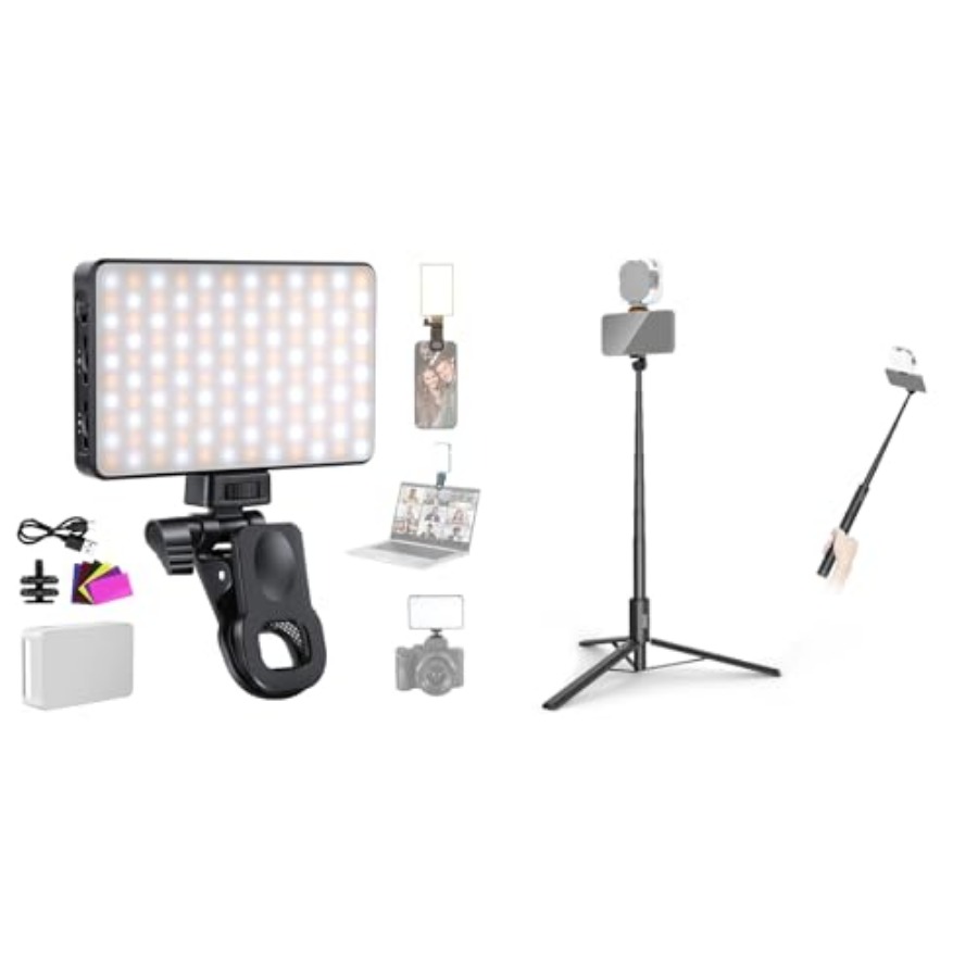 Basics BL120B LED Selfie Phone - Selfie Stick Tripod review and price