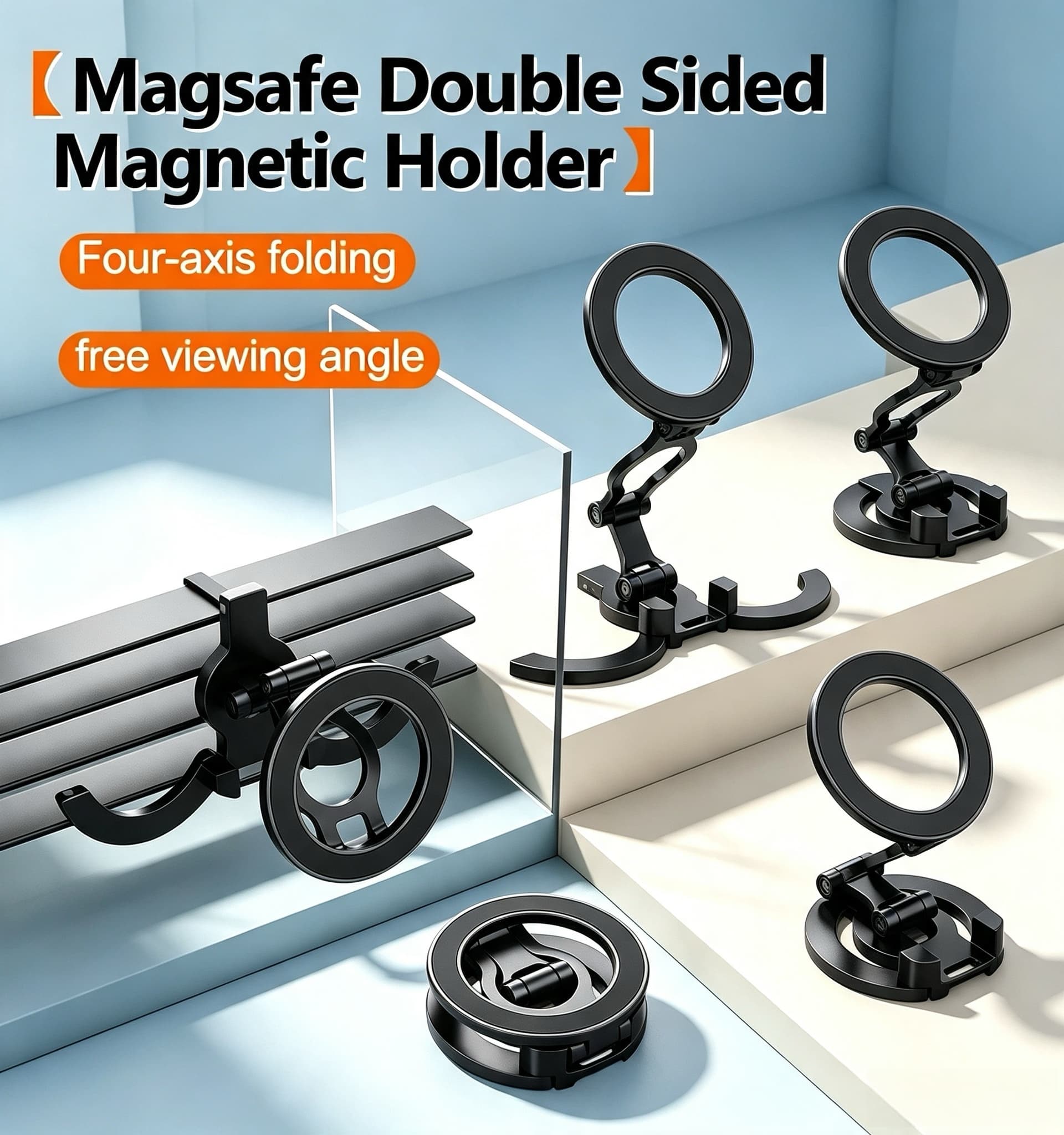 Double-Sided Magsafe Phone Sta - Selfie Stick Tripod review and price