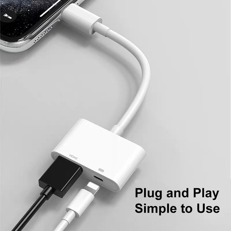 2020 New 4K 1080P 8Pin Convert - Hdmi Phone Adapter review and price