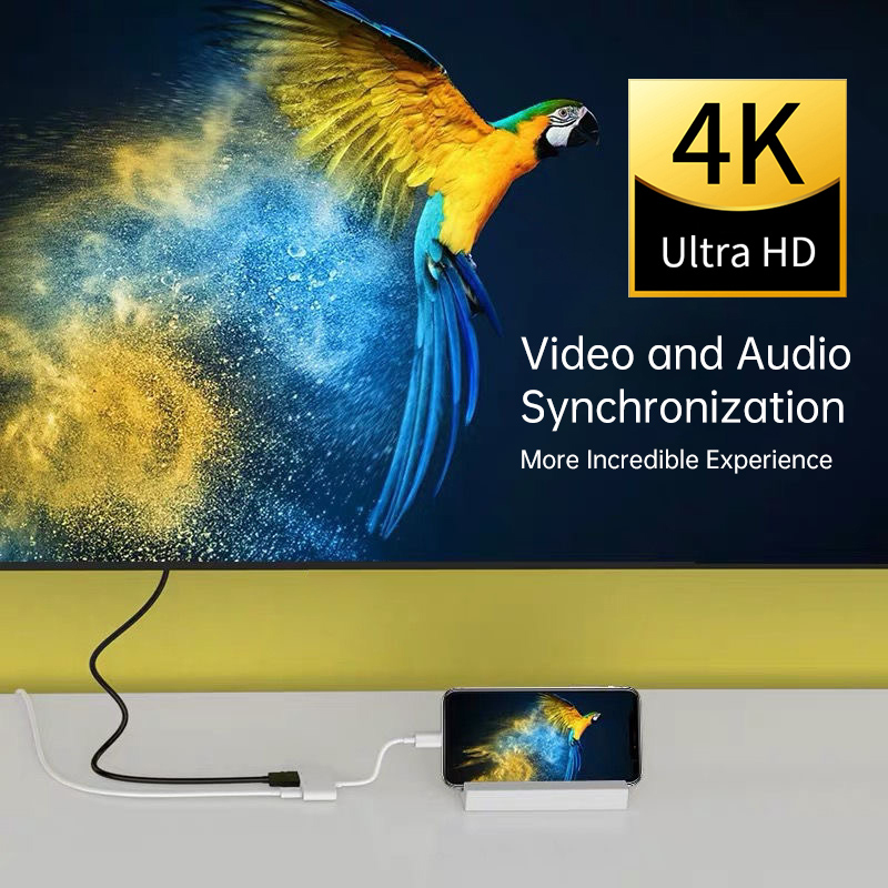 2020 New 4K 1080P 8Pin Convert - Hdmi Phone Adapter review and price