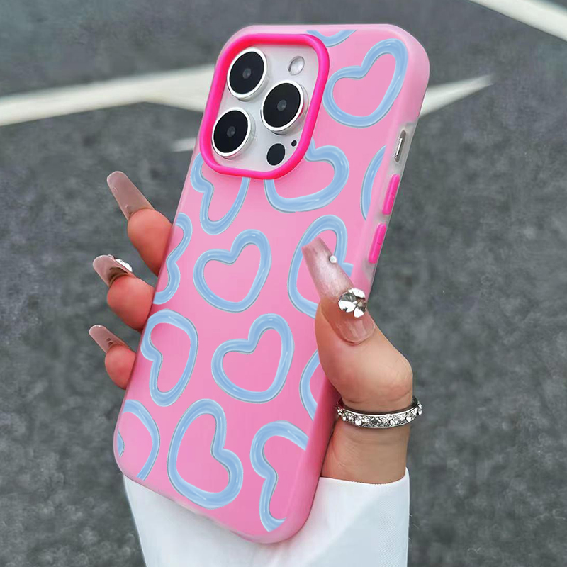 Cute Oil Painting Love Heart P - Xo Phone Accessories review and price