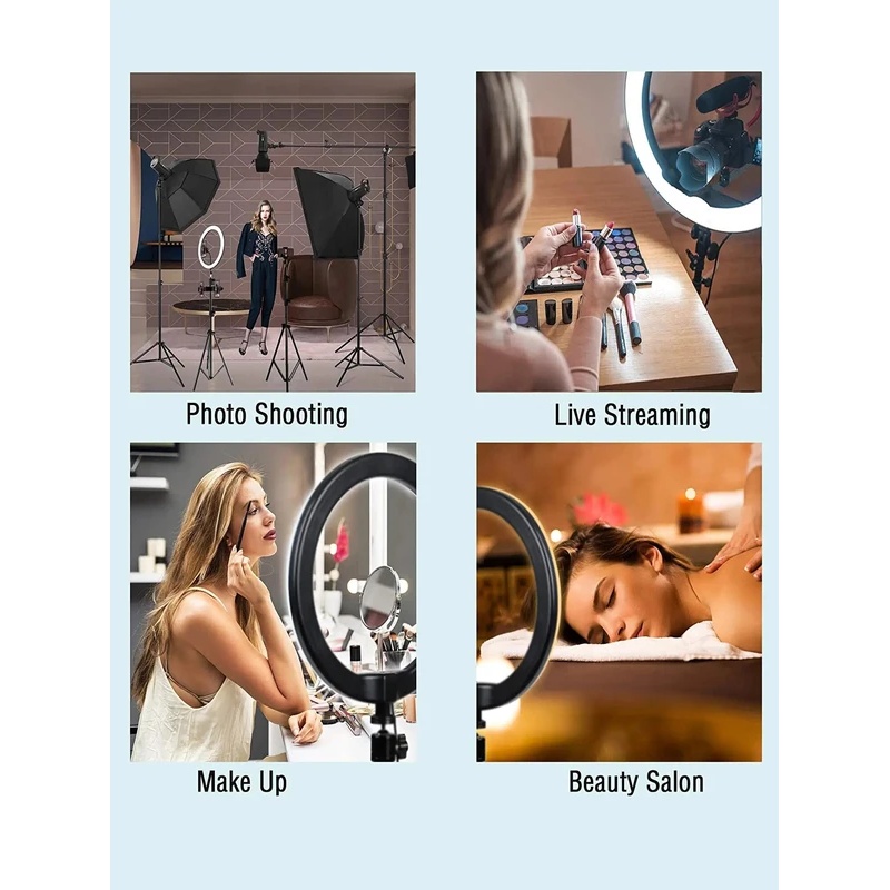 Desiontal 26cm Ring Light with - Selfie Stick Tripod review and price