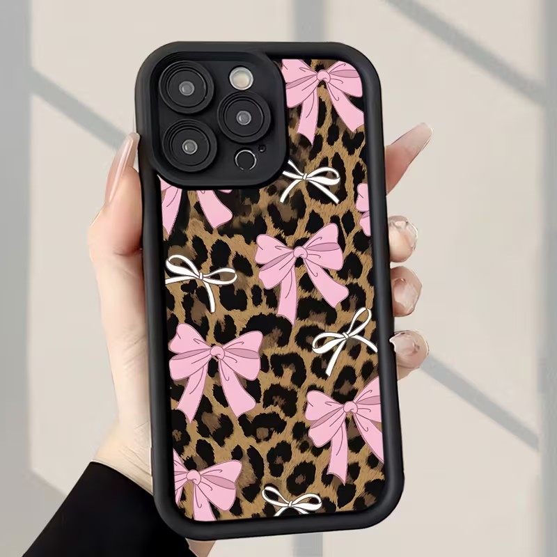 Leopard Print Bow Phone Case F - Xo Phone Accessories review and price