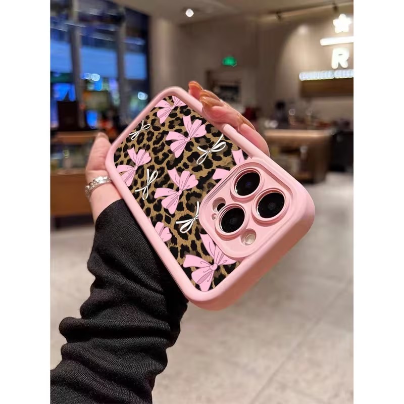 Leopard Print Bow Phone Case F - Xo Phone Accessories review and price