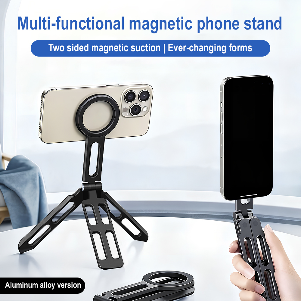 Magnetic Phone Holder Four-axi - Selfie Stick Tripod review and price